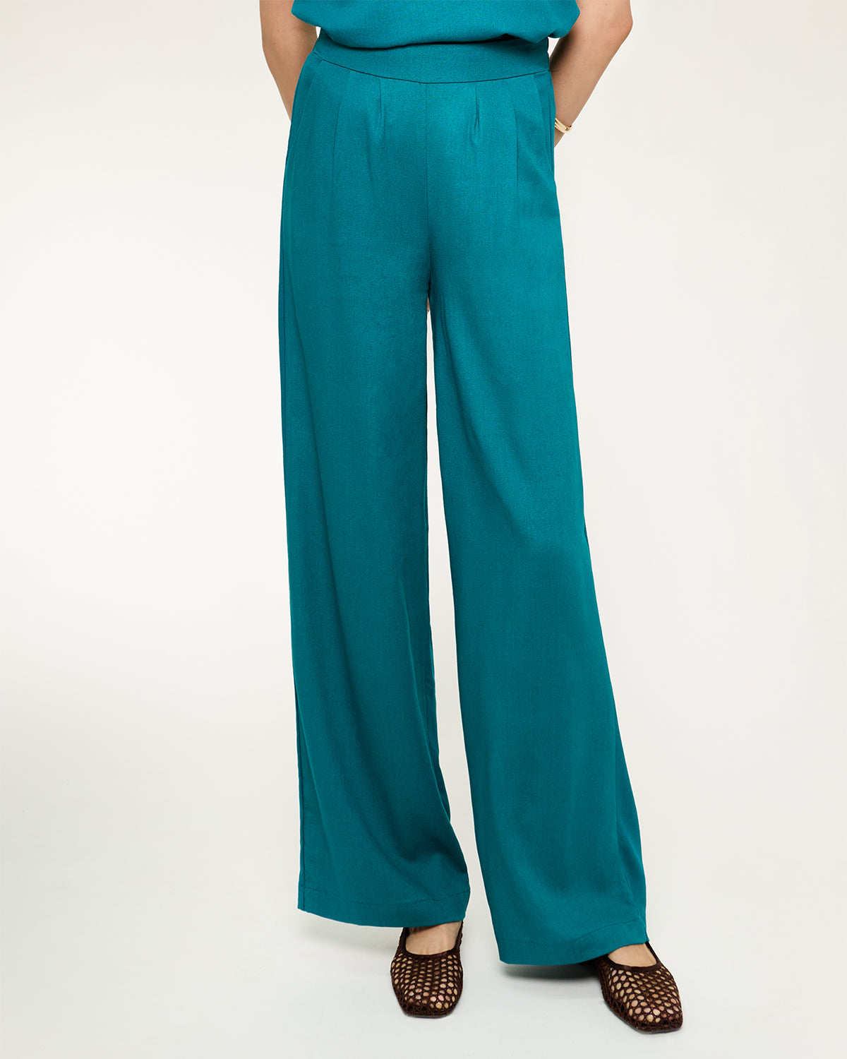 Pantalon con lino Kala