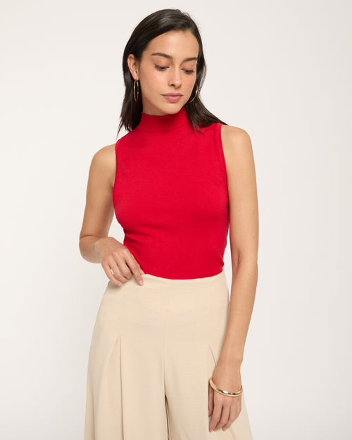 Blusa de tejido fino Perla Hover