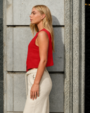 Blusa con lino Aleli