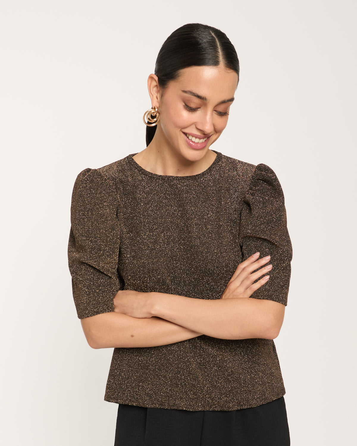 Blusa con brillos Savana