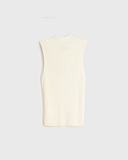 Blusa sin mangas cuello alto Lux