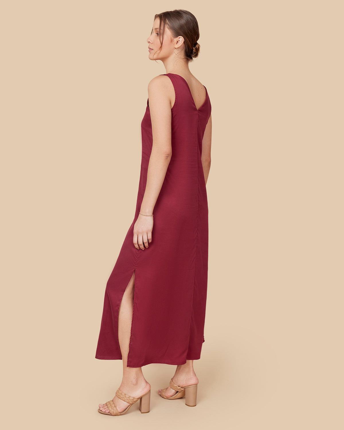 Maxi vestido tejido sostenible AlmaraT