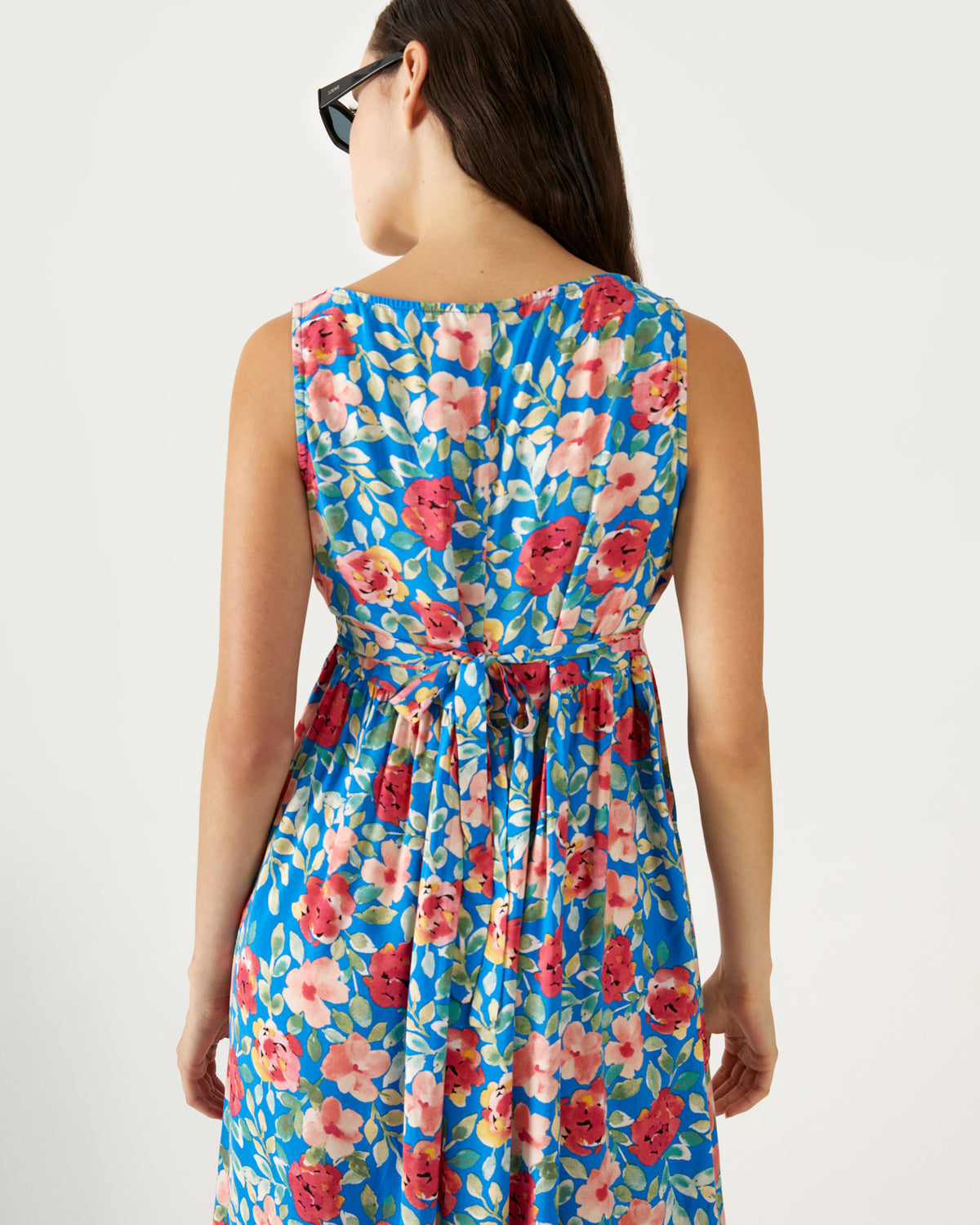 Vestido midi estampado floral Diamara