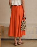 Falda larga con cortes Aremy