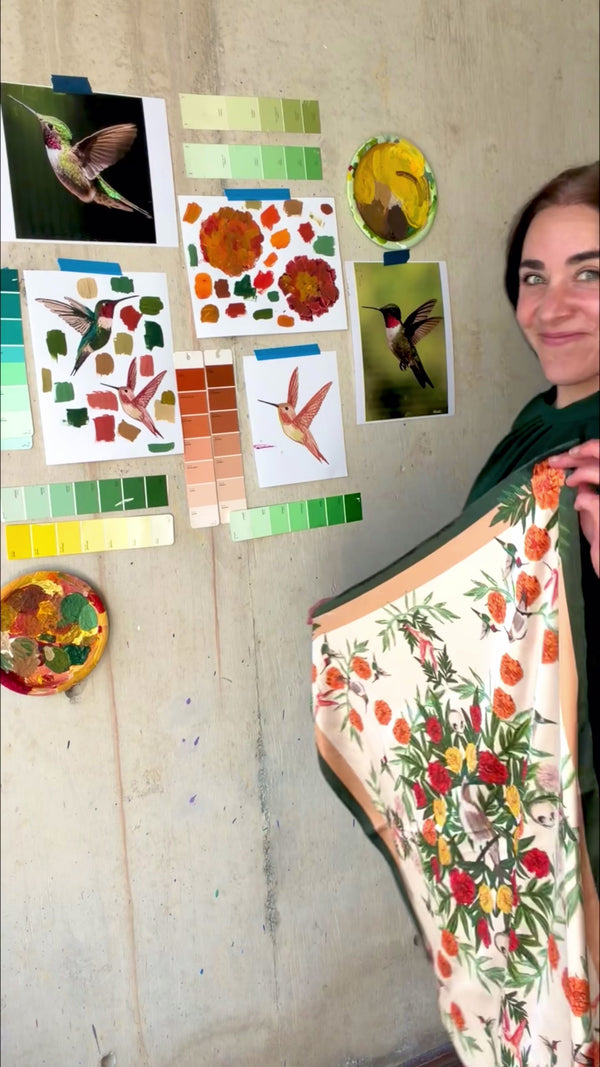 Pañoleta estampada Georgina