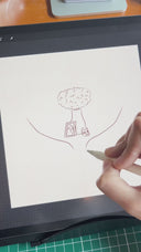 Pañoleta estampada Recordandote (Ana Sofía Toral)