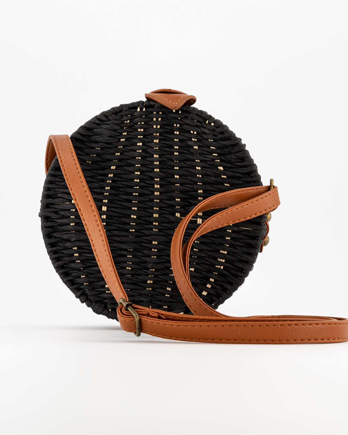 Bolso redondo de mimbre 2212